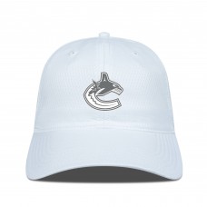 Бейсболка Vancouver Canucks Levelwear White Matrix Slate & Snow Unstructured
