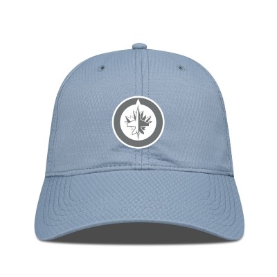 Бейсболка Winnipeg Jets Levelwear Blue Matrix Slate & Snow Unstructured