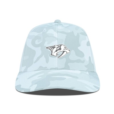 Бейсболка Nashville Predators Levelwear Camo Clash Slate & Snow Meshback
