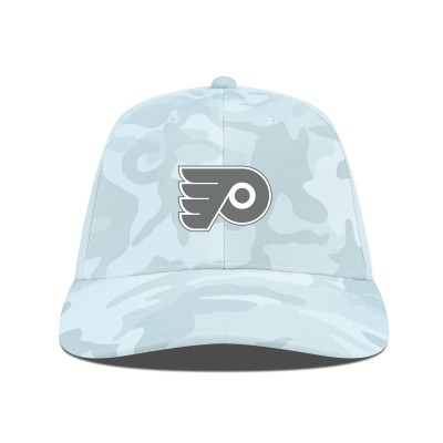 Бейсболка Philadelphia Flyers Levelwear Camo Clash Slate & Snow Meshback