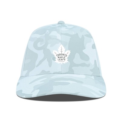Бейсболка Toronto Maple Leafs Levelwear Camo Clash Slate & Snow Meshback