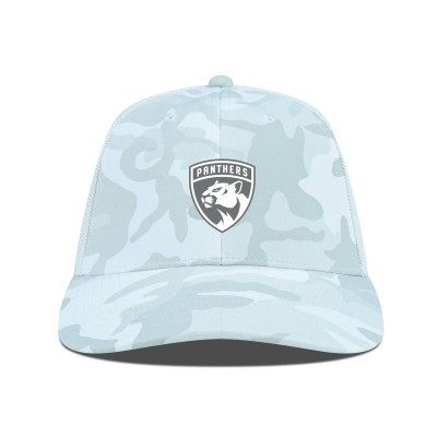 Бейсболка Florida Panthers Levelwear Camo Clash Slate & Snow Meshback