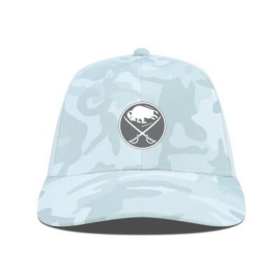 Бейсболка Buffalo Sabres Levelwear Camo Clash Slate & Snow Meshback