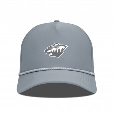 Бейсболка Minnesota Wild Levelwear Gray Gordon Slate & Snow Rope