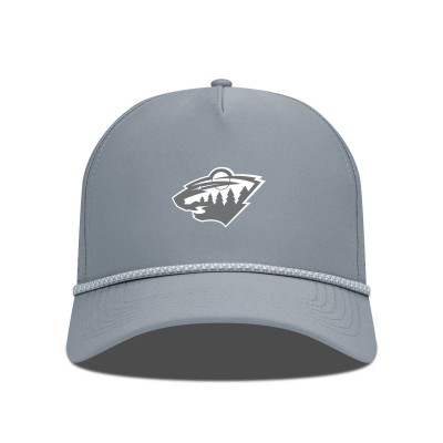 Бейсболка Minnesota Wild Levelwear Gray Gordon Slate & Snow Rope