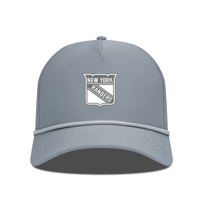 Бейсболка New York Rangers Levelwear Gray Gordon Slate & Snow Rope