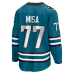 Джерси San Jose Sharks Michael Misa Fanatics Teal Breakaway