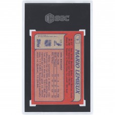 Mario Lemieux Pittsburgh Penguins 1985-86 Topps #9 SGC Authenticated 7 Rookie Card