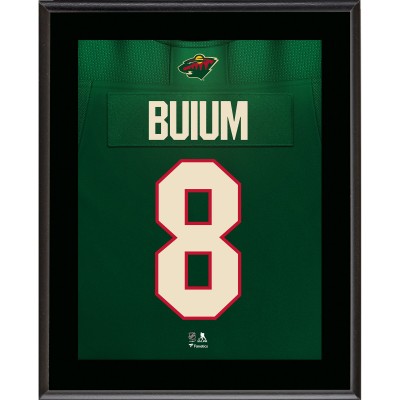 Zeev Buium Minnesota Wild Fanatics Authentic 10.5 x 13 Jersey Number Sublimated Player Plaque