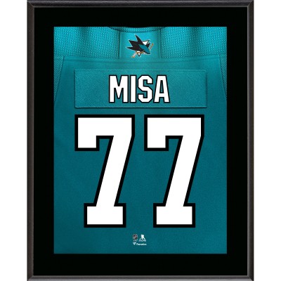 Michael Misa San Jose Sharks Fanatics Authentic 10.5 x 13 Jersey Number Sublimated Player Plaque
