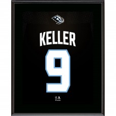 Clayton Keller Utah Mammoth Fanatics Authentic 10.5 x 13 Jersey Number Sublimated Player Plaque