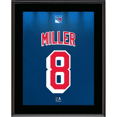 J.T. Miller New York Rangers Fanatics Authentic 10.5 x 13 Jersey Number Sublimated Player Plaque