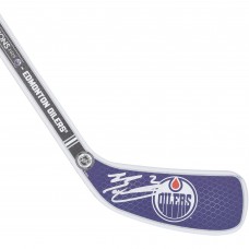 Evan Bouchard Edmonton Oilers Autographed Fanatics Authentic 2025 Western Conference Champions Mini Wood Stick