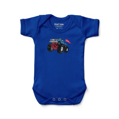 Newborn New York Rangers Chad & Jake Royal Monster Truck Graphic Bodysuit