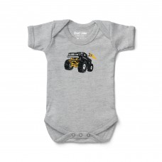 Малышам Boston Bruins Chad & Jake Heather Gray Monster Truck Graphic Bodysuit