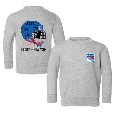 Кофта Toddler New York Rangers Chad & Jake Heather Gray Drippy Helmet