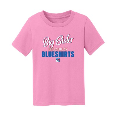 Футболка New York Rangers Chad & Jake Pink Big Sis Graphic