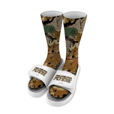 Unisex Philadelphia Flyers ISlide RealTree Camo Socks & Slide Bundle