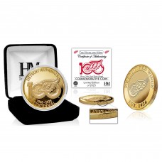 Detroit Red Wings Highland Mint Centennial 39mm Gold Coin