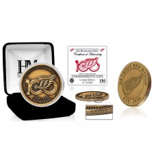 Detroit Red Wings Highland Mint Centennial 39mm Antique Bronze Coin Detroit Red Wings Highland Mint Centennial 39mm Antique Bronze Coin