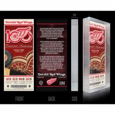 Detroit Red Wings Highland Mint Centennial 3D Acrylic Block Art