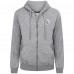 Utah Mammoth Levelwear Gray Podium Chenille Logo Full-Zip Hoodie