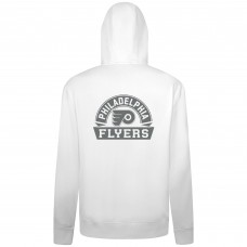 Толстовка на молнии Philadelphia Flyers Levelwear White Podium Chenille Logo Толстовка на молнии Philadelphia Flyers Levelwear White Podium Chenille Logo