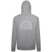Colorado Avalanche Levelwear Gray Podium Chenille Logo Full-Zip Hoodie