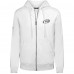 Carolina Hurricanes Levelwear White Podium Chenille Logo Full-Zip Hoodie
