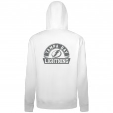 Tampa Bay Lightning Levelwear White Podium Chenille Logo Full-Zip Hoodie Tampa Bay Lightning Levelwear White Podium Chenille Logo Full-Zip Hoodie