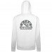 Utah Mammoth Levelwear White Podium Chenille Logo Full-Zip Hoodie