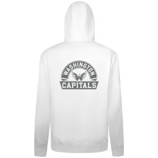 Толстовка Washington Capitals Levelwear White Podium Chenille Logo Full-Zip
