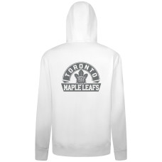Toronto Maple Leafs Levelwear White Podium Chenille Logo Full-Zip Hoodie