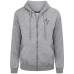 Toronto Maple Leafs Levelwear Gray Podium Chenille Logo Full-Zip Hoodie