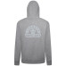 Toronto Maple Leafs Levelwear Gray Podium Chenille Logo Full-Zip Hoodie