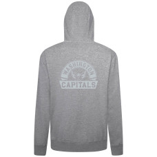 Толстовка Washington Capitals Levelwear Gray Podium Banner Arch Full-Zip