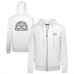 Los Angeles Kings Levelwear White Podium Banner Arch Full-Zip Hoodie