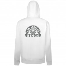 Los Angeles Kings Levelwear White Podium Banner Arch Full-Zip Hoodie