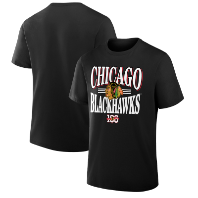 Футболка Chicago Blackhawks Fanatics Black Legacy