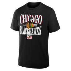 Футболка Chicago Blackhawks Fanatics Black Legacy Футболка Chicago Blackhawks Fanatics Black Legacy
