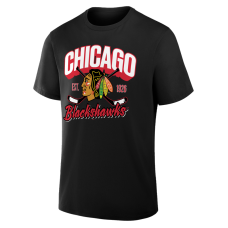 Футболка Chicago Blackhawks Fanatics Black Legacy Футболка Chicago Blackhawks Fanatics Black Legacy