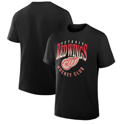 Detroit Red Wings Fanatics Black Legacy T-Shirt