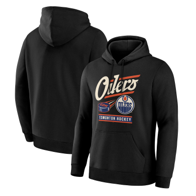 Edmonton Oilers Fanatics Black Legacy Hoodie
