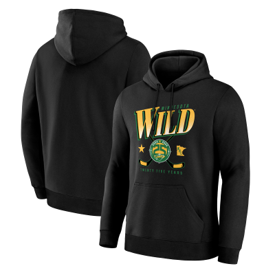 Minnesota Wild Fanatics Black Legacy Hoodie