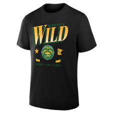 Minnesota Wild Fanatics Black Legacy T-Shirt