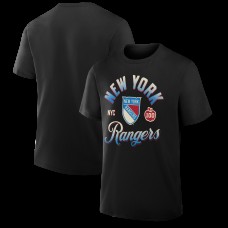 New York Rangers Fanatics Black Legacy T-Shirt New York Rangers Fanatics Black Legacy T-Shirt