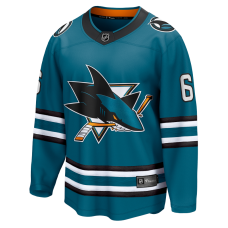 Джерси San Jose Sharks Sam Dickinson Fanatics Teal Home Breakaway