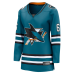 Женская джерси San Jose Sharks Sam Dickinson Fanatics Teal Home Breakaway