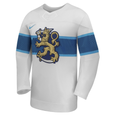 Finland Hockey Nike White 2026 Away Replica Jersey