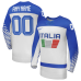 Italy Hockey Nike White 2026 Away Replica Custom Jersey Italy Hockey Nike White 2026 Away Replica Custom Jersey